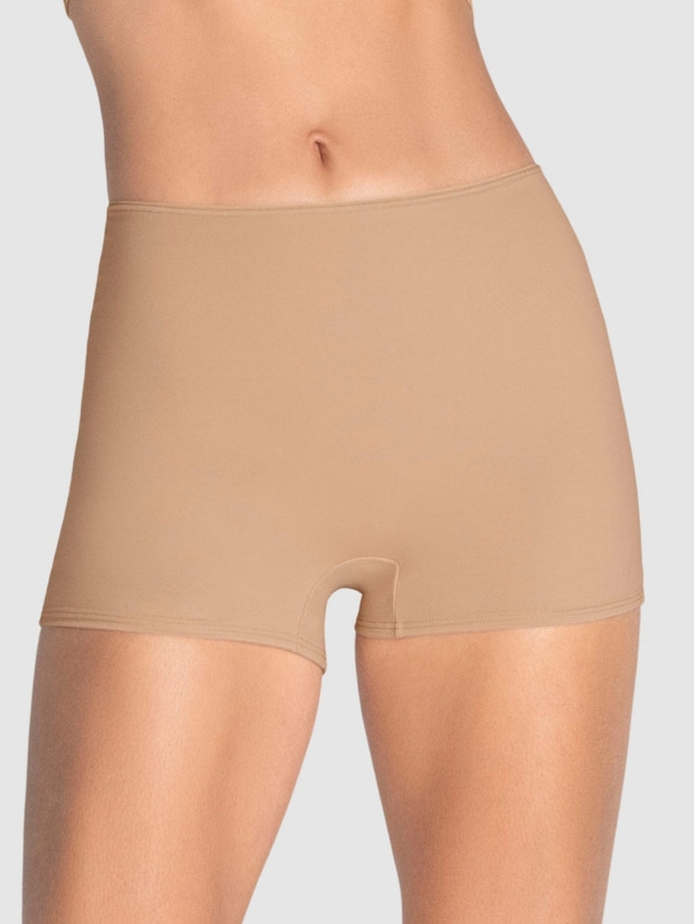 Leonisa HIGH WAISTED TUMMY CONTROL SHAPEWEAR SHORTS Black Tan XL - Picture 3 of 14
